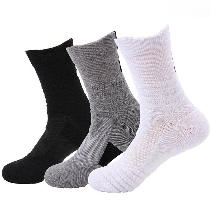 Wholesale Long tube professional practical basketball socks, short tube towel bottom high top sports socks