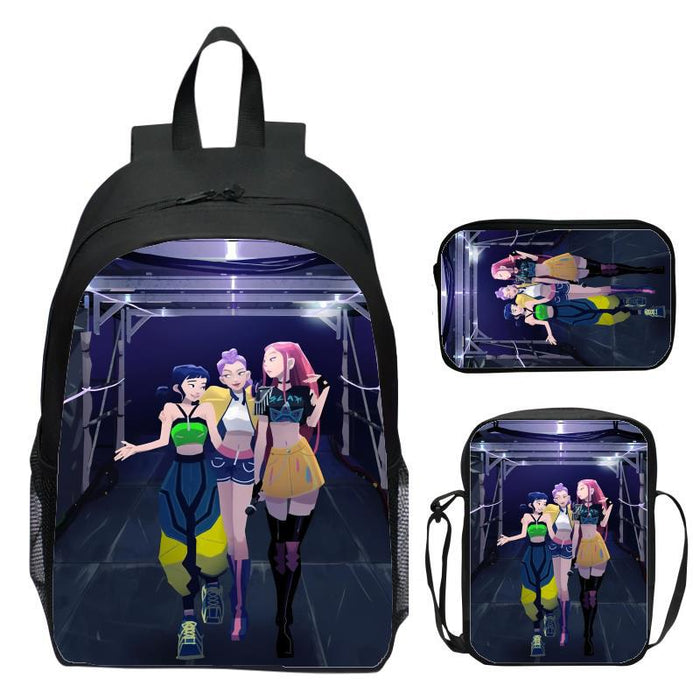 Wholesale K-Pop Three-Piece Suit Primary and Secondary School Student School Bag Customized Backpack