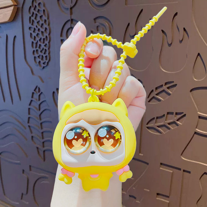 Wholesale Creative cartoon keychain pendant, cute bag decoration