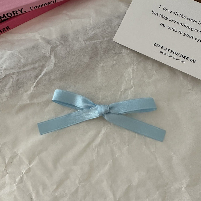 Wholesale 9cm Quality Polyester Cotton Multicolor Ribbon Bow Hairpin Side Clip Ballet Wind Fairy Butterfly Hair Decoration