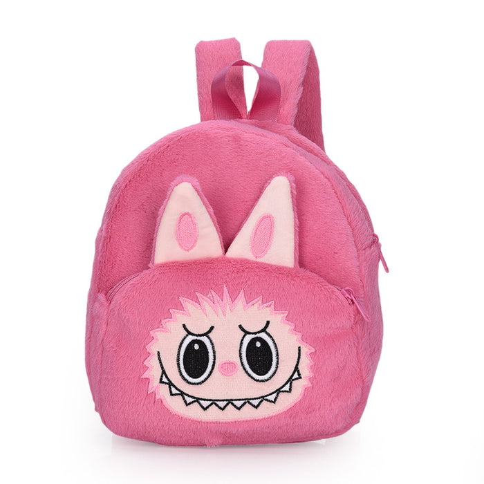 Wholesale Cartoon  Children' s Plush Toy Backpack Cute Cartoon Doll Backpack