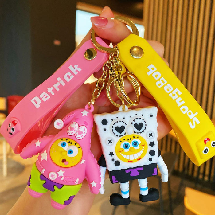 Wholesale Cartoon Silicone Doll Keychain JDC-KC-MingT176