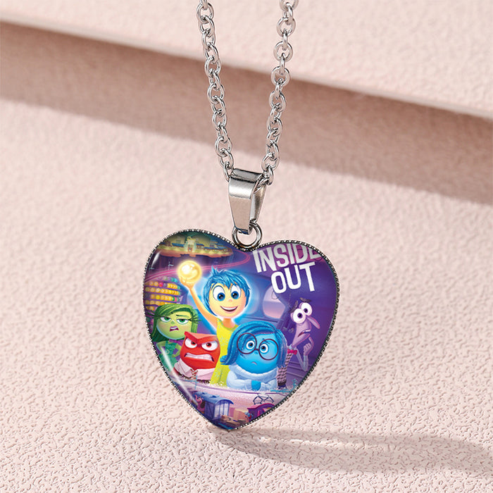 Wholesale Cartoon Alloy Children's Love Necklace JDC-NE-XiangL003