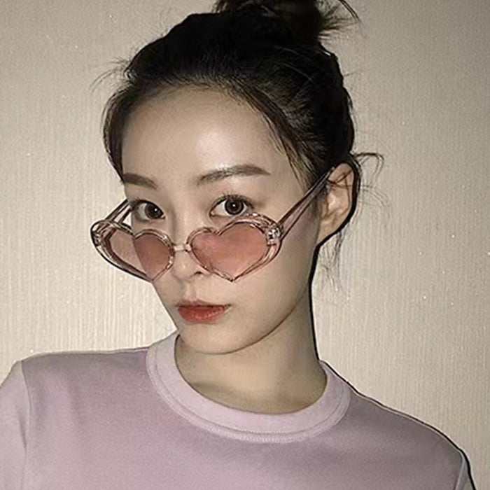 Wholesale Cute Love Sunglasses Sunglasses Peach Heart Ocean Film Sunglasses