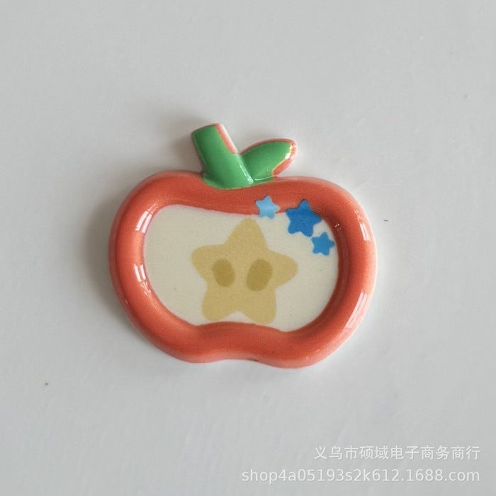 Wholesale Cute Candy Cream Polka Dot Plaid Apple Hairpin Ghost Girl Soft Cute Side Clip Hair Accessories Hairpin