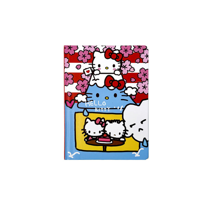 Wholesale 5pcs split mirror cat series color page hard cover cartoon  notebook hand account diary