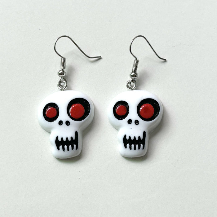 Wholesale Halloween Pumpkin Skull Ghost Earrings JDC-ES-Zhanh009