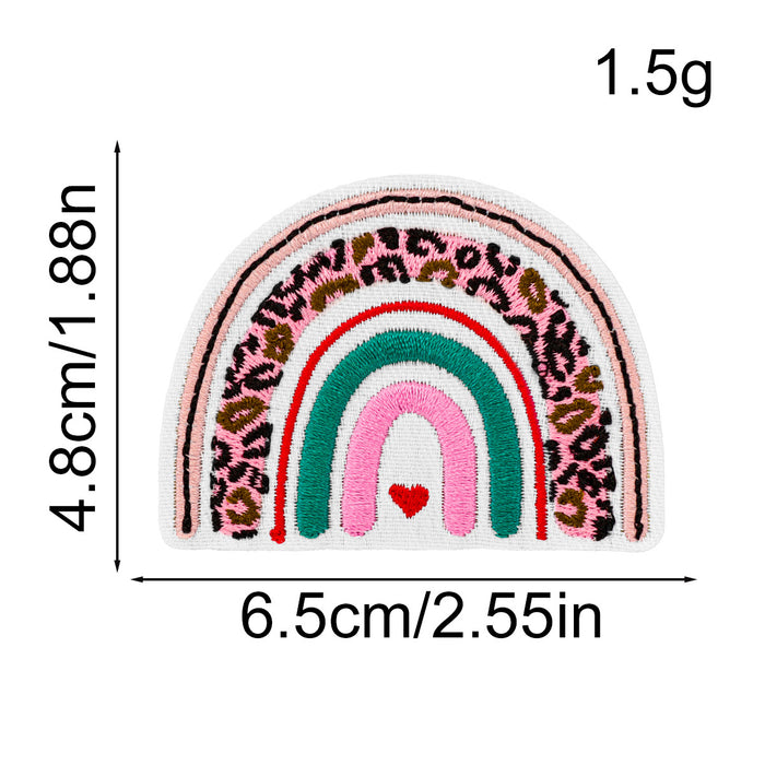 Wholesale Teachers'  Day Rainbow Pencil Cloth DIY Patches