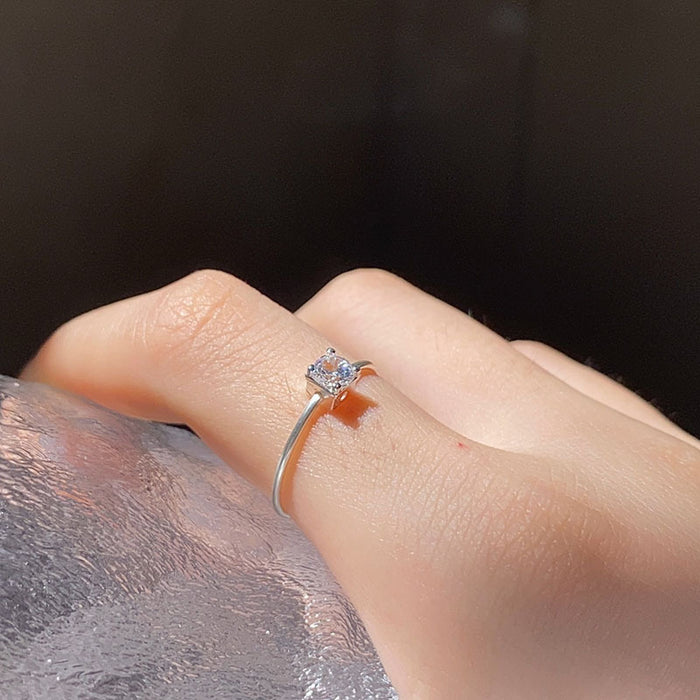 Wholesale Diamond Butterfly Ring Women's Three-dimensional Open Ring