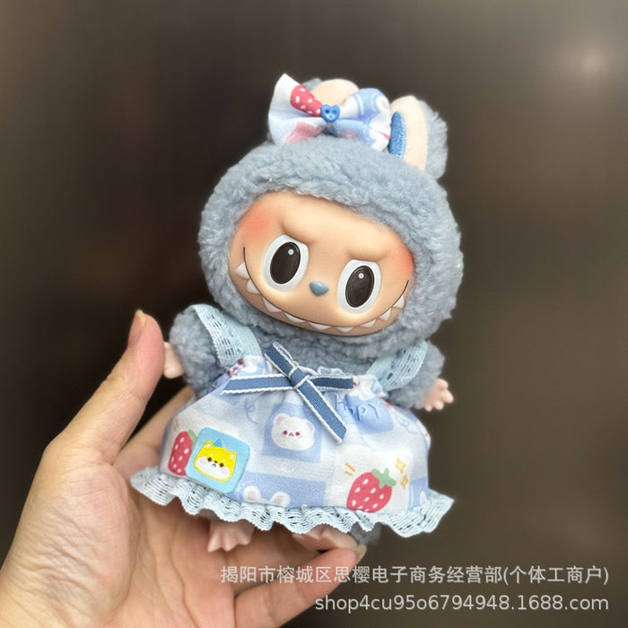 Wholesale 17cm Plush Doll Pendant Sitting Dress Replacement Set