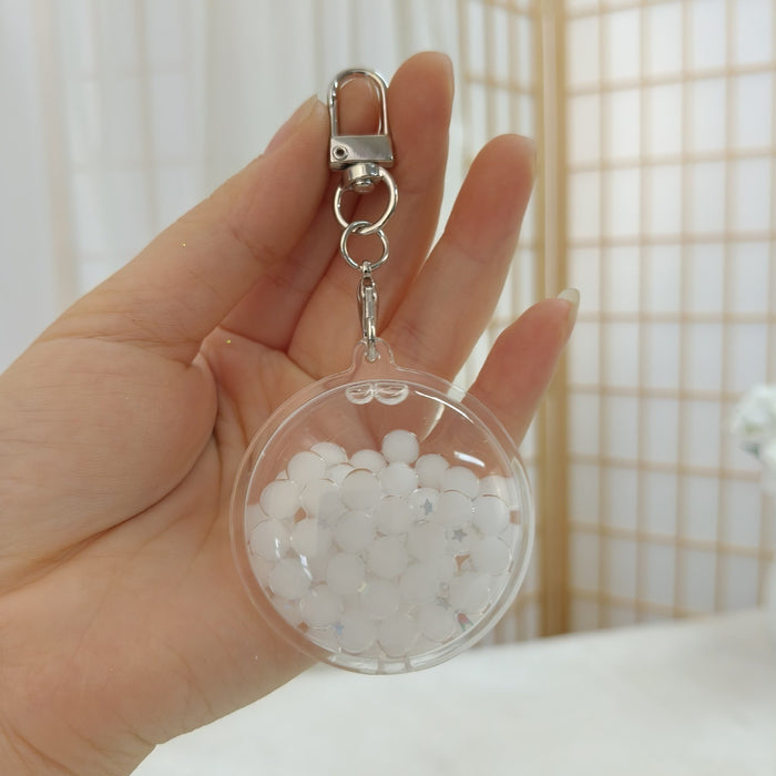 Wholesale Cartoon Quicksand Swim Ring Keychain