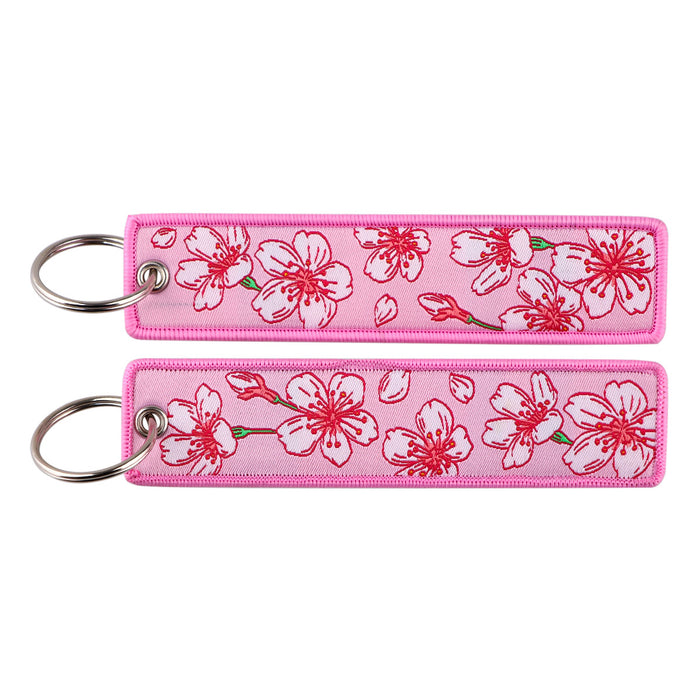 Wholesale Japanese Wave Weaving Marks Keychain Fabric Keychain Accessories