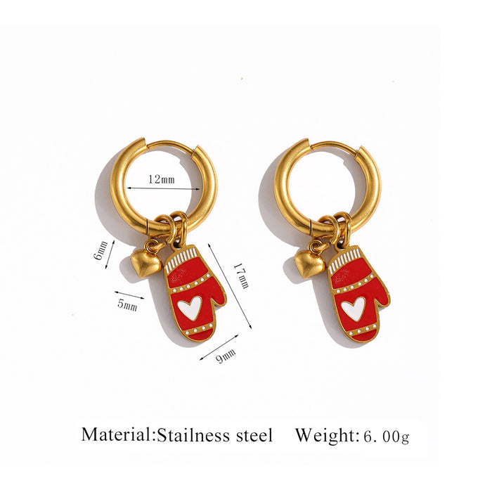 Wholesale Christmas-themed design earrings