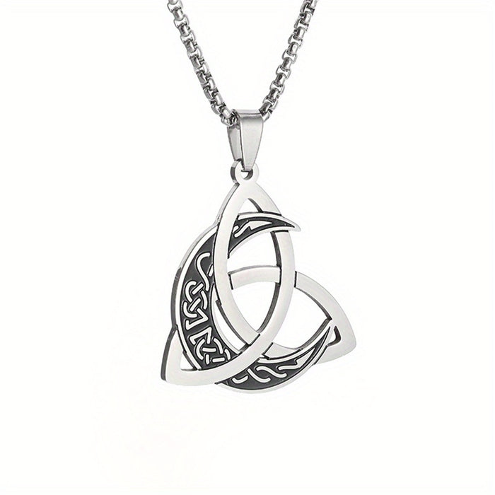 Wholesale Surrounded by retro and fashionable stainless steel pendant necklace