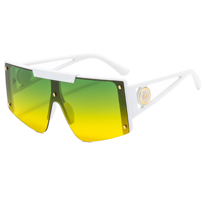 Wholesale Fashionable half frame personalized sunglasses trend