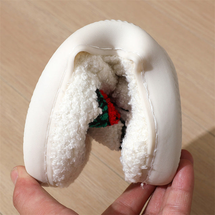 Wholesale  slippers for women  home non-slip home indoor warm cartoon skull cotton slippers