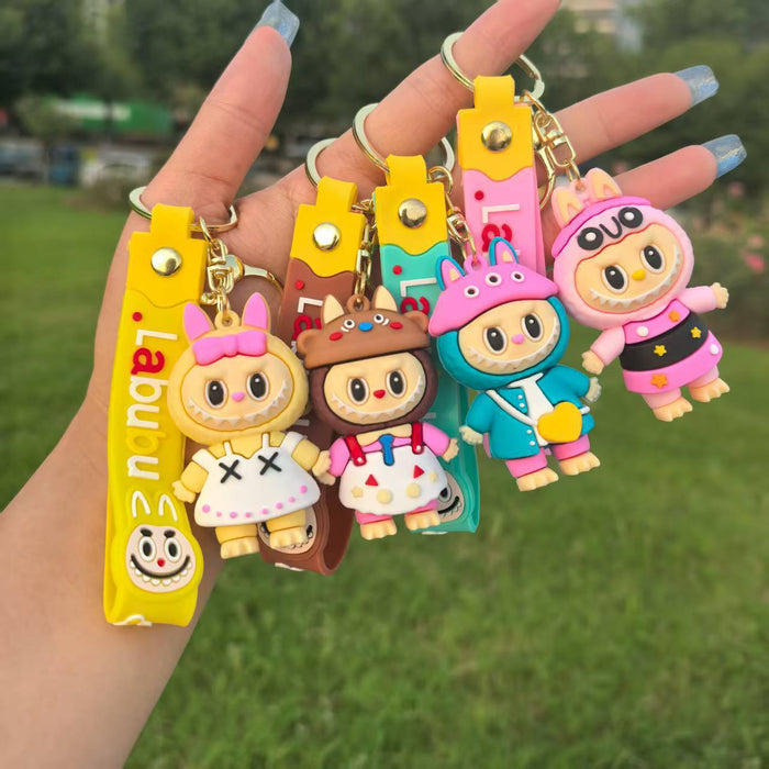 Wholesale Couple keychain little sheep pendant doll cute bag pendant