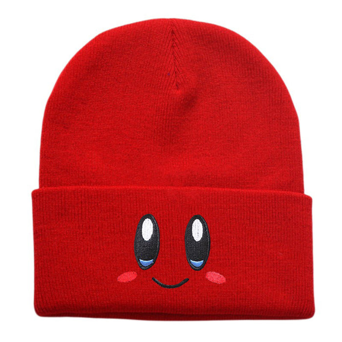 Wholesale Big Eyes Smiley Cartoon Cute Acrylic Wool Knitted Hat JDC-FH-Shengn003