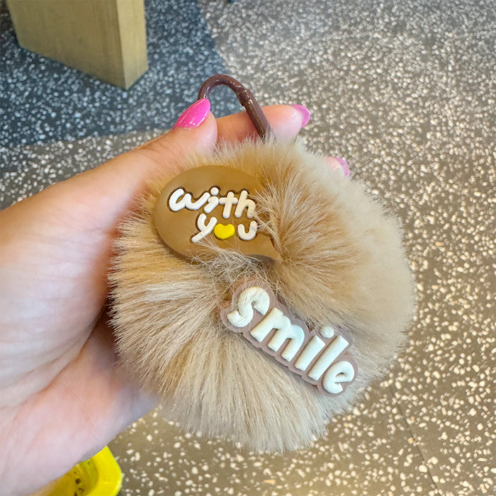 Wholesale Cartoon Animal Large Plush Ball Cute Plush Capybara Three-Dimensional Soft Bag Pendant Keychain