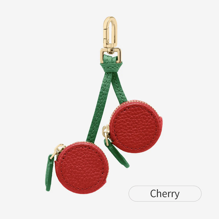 Wholesale Cherry Fruit Keychain Mini Cute Coin Purse Bag