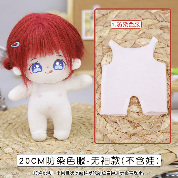 Wholesale Cotton Doll Ultra-Thin Anti-Dying Clothing Cotton Bjd High Elastic Bottoming Clothes Dress up Doll Elastic 20cm Baby Clothes