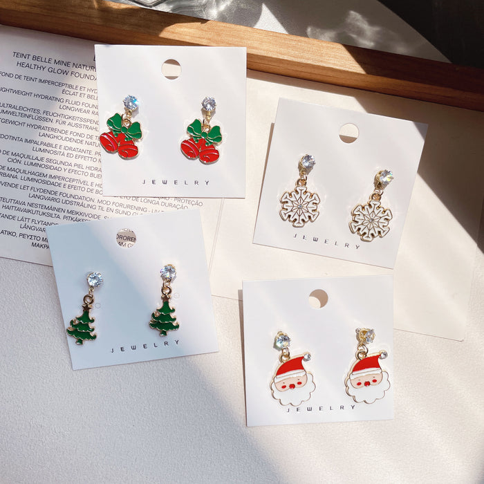 Wholesale Christmas Cute Cartoon Earrings
