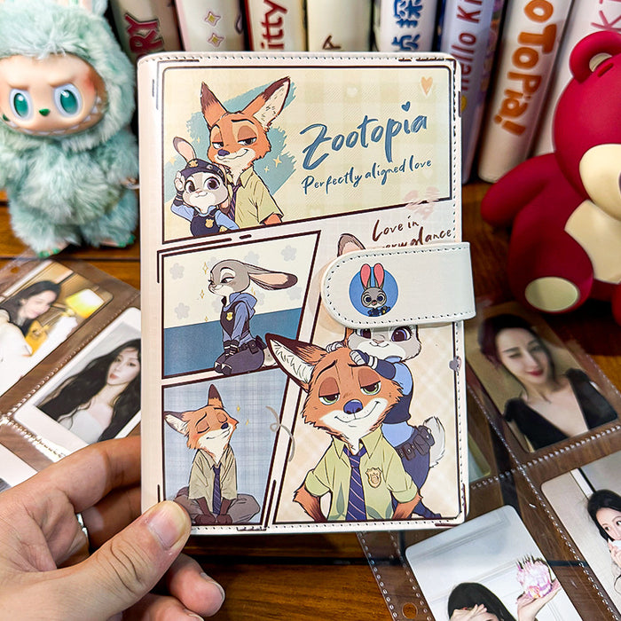 Wholesale PU Leather A6 Loose-Leaf Notebook - Stylish Cartoon Journal