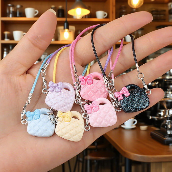 Wholesale Cute bow bag charm Keychains