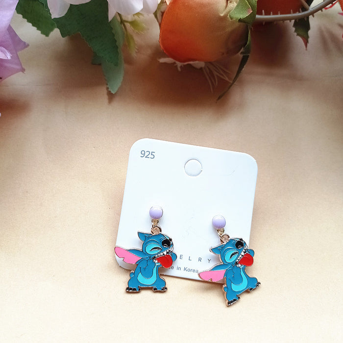 Wholesale Cute Alloy Cartoon Earrings JDC-ES-Xiaox013