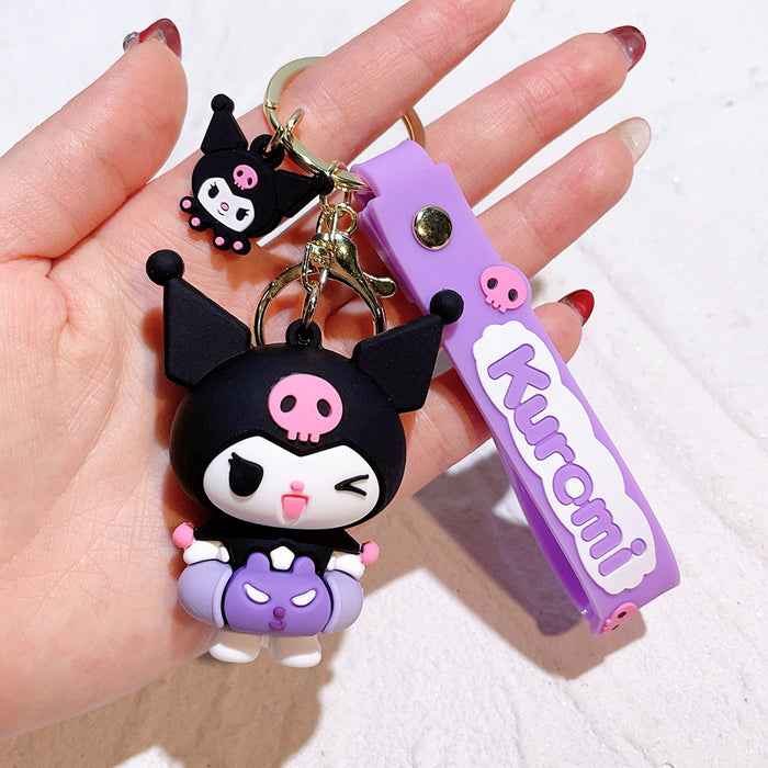 Wholesale Halloween Cartoon Silicone Doll Keychain JDC-KC-QiChao055