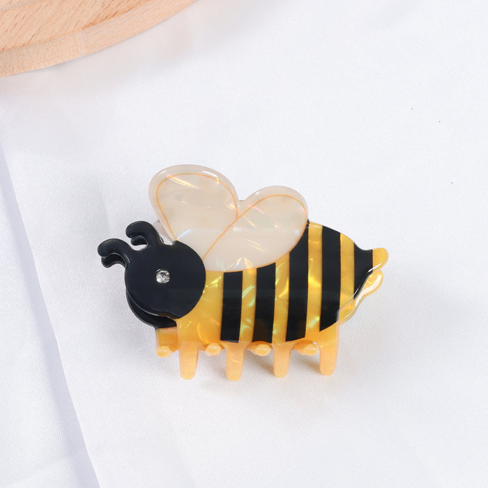 Wholesale Cute Bee Headwear Grab Clip Hairpin