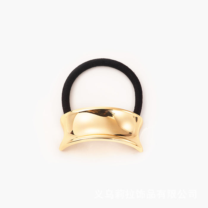 Wholesale High-grade alloy headdress chain-shaped ponytail hair ring minimalist hair rope