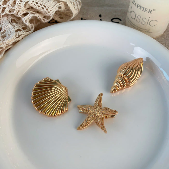 Wholesale Starfish Shell Hairpin Women's  Versatile Headwear Hair Accessories Trend