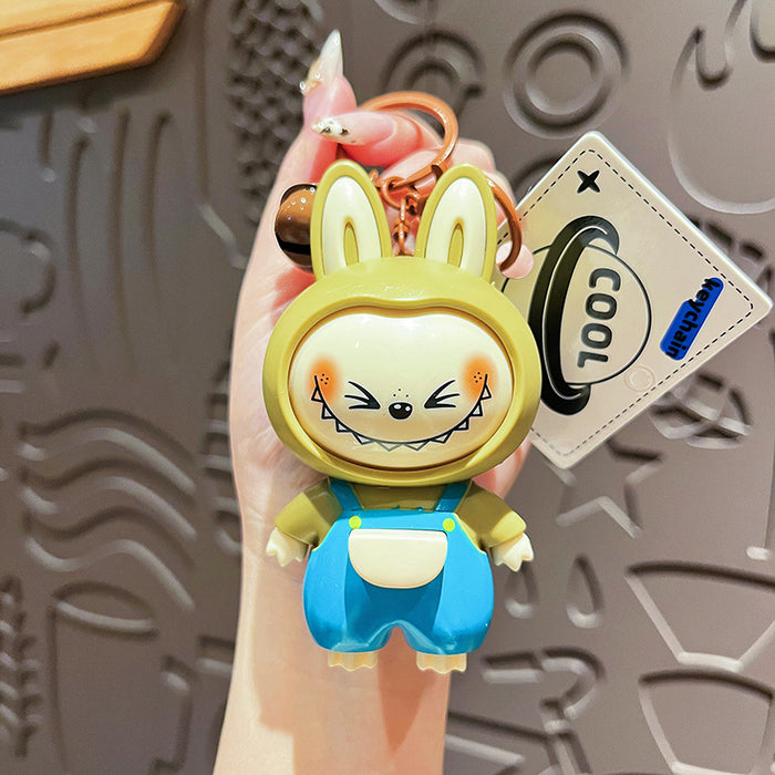 Wholesale Face-Changing doll  Keychain Cute Cartoon Toys Couple Bag Pendant Doll Machine Small Gift