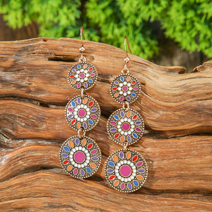 Wholesale Bohemian Tassel Earrings Vintage Style Fashion Accessory Gift MOQ≥2