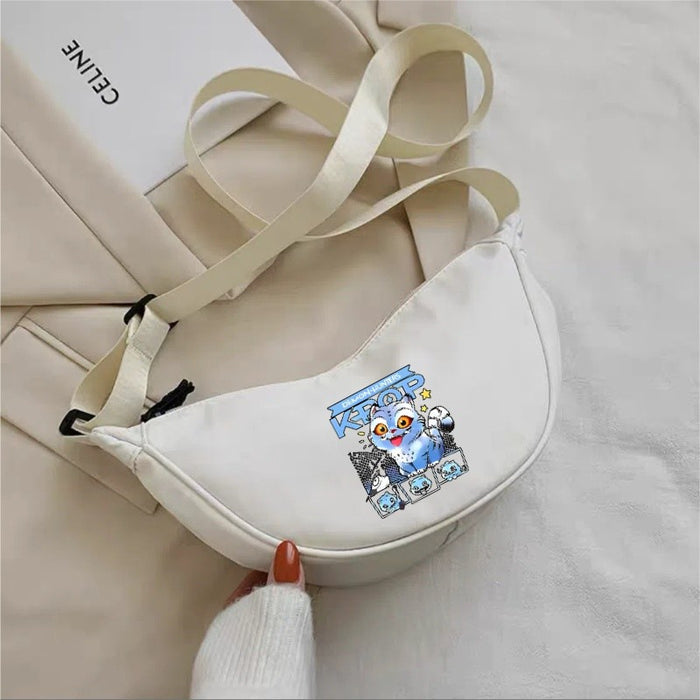 Wholesale Cartoon print lightweight simple nylon crossbody bag Shoulder Bags