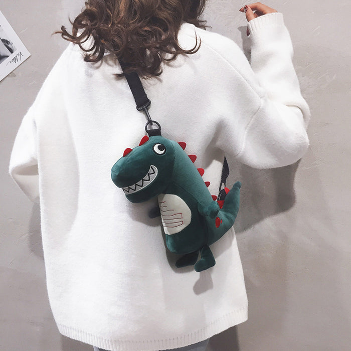 Wholesale New Fashion Cute Children's Contrast Color Plush Crossbody Bag JDC-SD-YuanDuo079