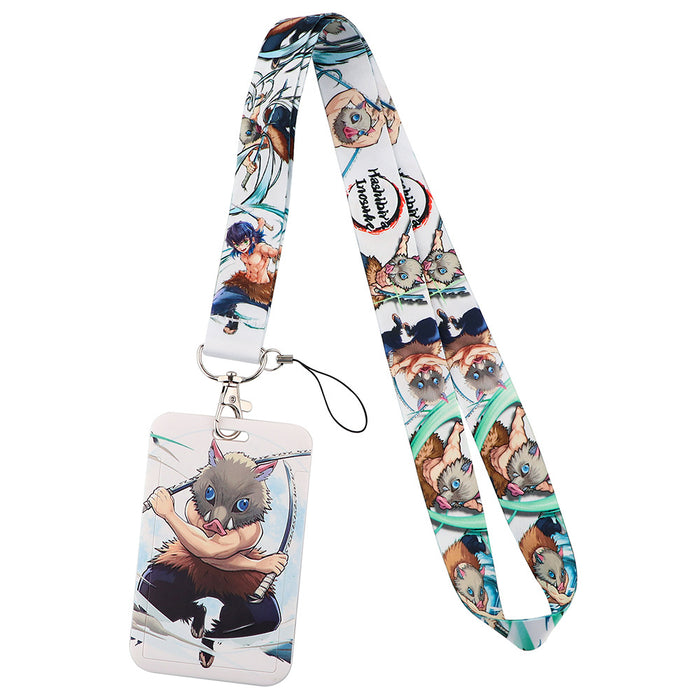 Wholesale 10 pcs Cartoon lanyard anti-loss hard shell keychain
