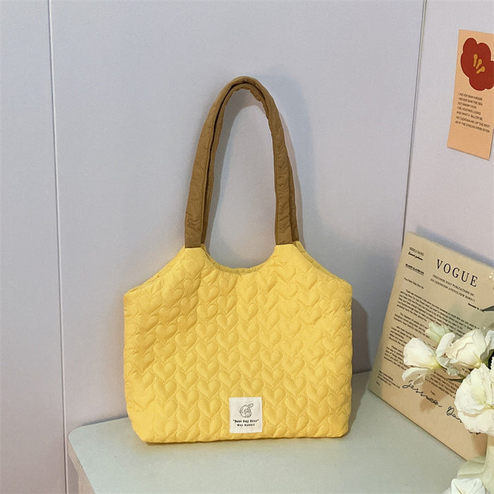 Wholesale Love shoulder bag, large capacity canvas bag