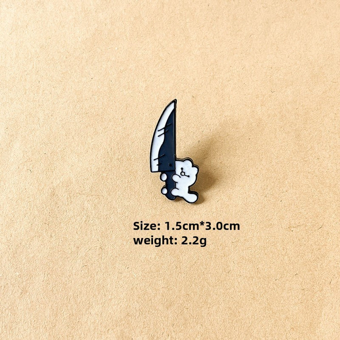 Wholesale Cute alloy brooch, cartoon personality badge brooch, clothing bag, anime decoration