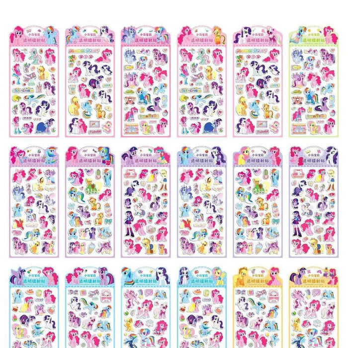 Wholesale Colorful and cute cartoon laser stickers