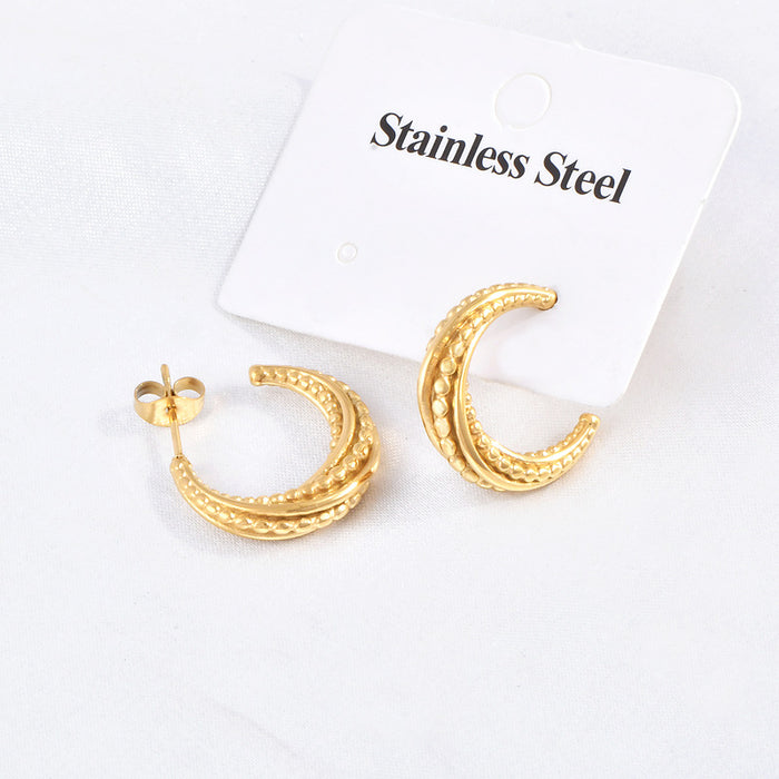 Wholesale  semi-circular earrings female