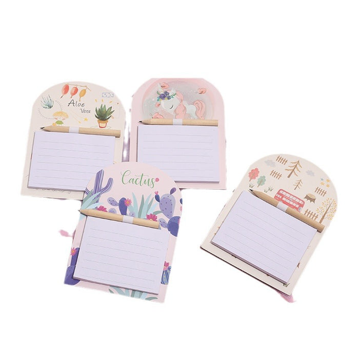 Wholesale Creative magnetic message board notepad tear cute notepad