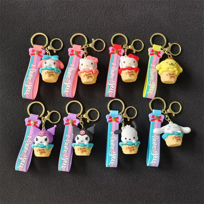 Wholesale Cartoon Silicone Doll Keychain JDC-KC-HaoXi012