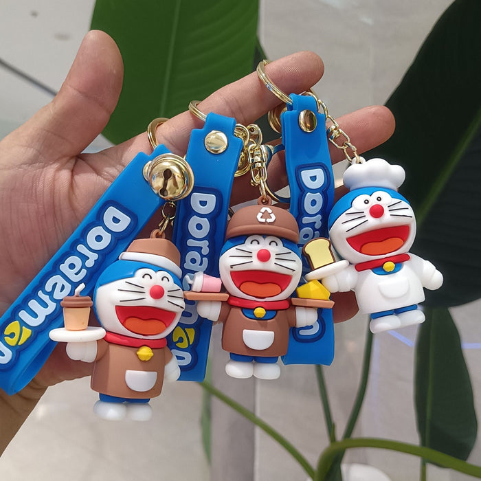 Wholesale Cartoon Silicone Doll Keychain JDC-KC-KuangK025