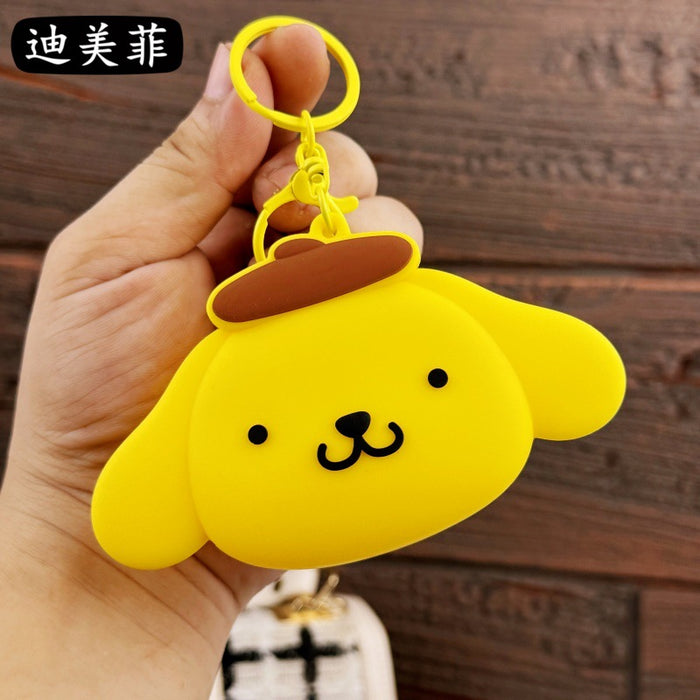 Wholesale Cute Coin Purse Keychain Cartoon Doll Keychain Couple Student Bag Claw Machine Small Pendant