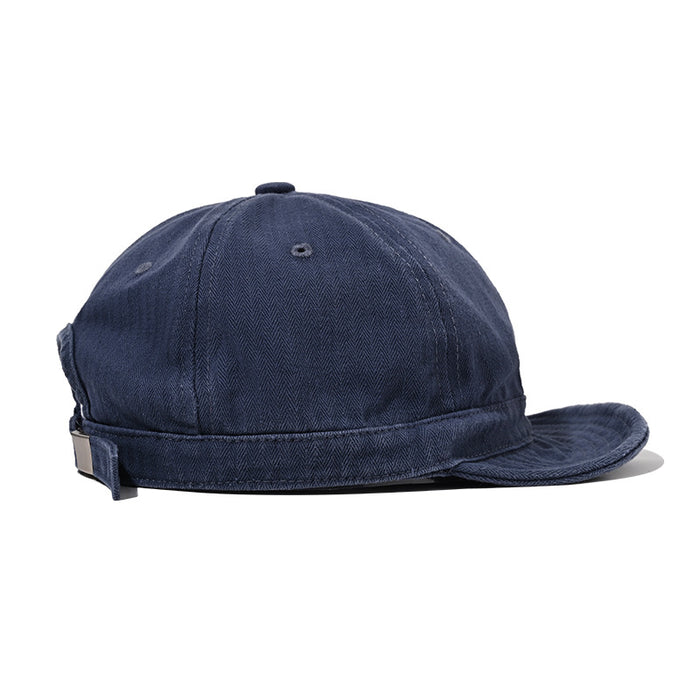 Wholesale Big head circumference hat retro washed soft top baseball cap soft brim duckbill cap short brim hat