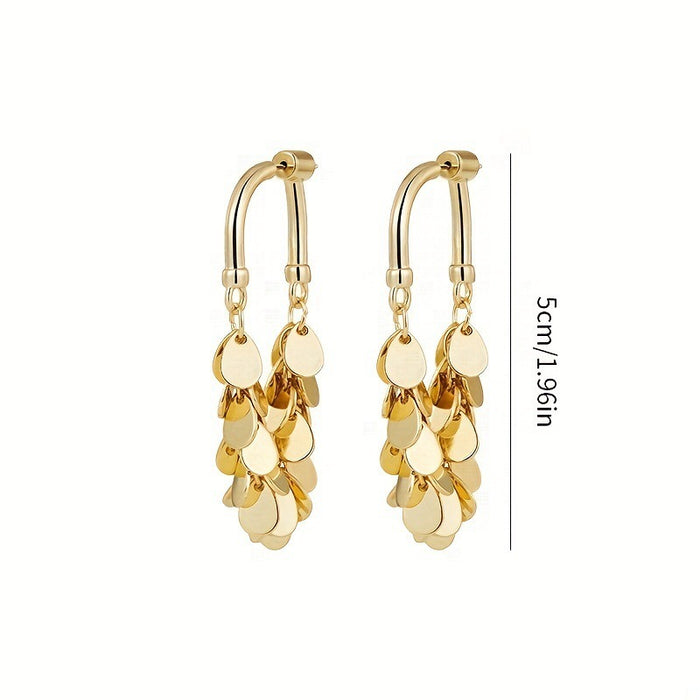 Wholesale  U-shaped earrings metal sense earrings High sense earrings