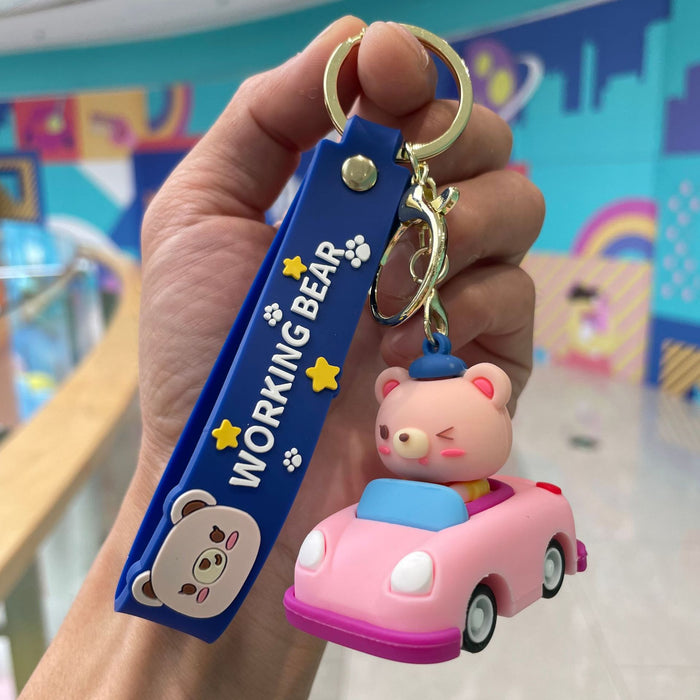 Wholesale Keychain Cartoon Car Bag Pendant Children's Toys Exquisite Small Gifts Wholesale