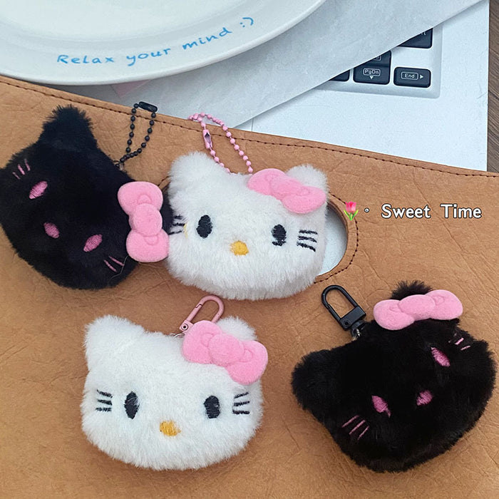 Wholesale Love Plush Bow Doll Bag Accessories Small Pendant